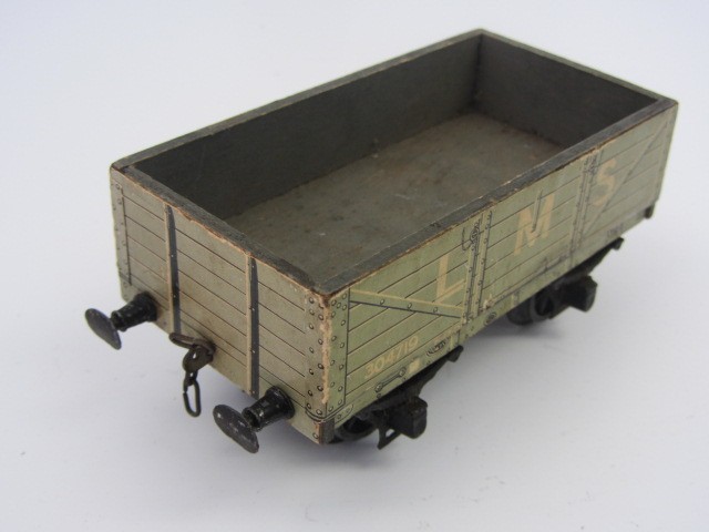 Stop the Drop Auction - Leeds Gauge 0 Wood Construction LMS Open Wagon