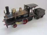 Rare Carette Gauge One Live Steam 2-2-0 "Storkleg" Locomotive and Tender