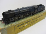 Very Rare Bassett-Lowke Gauge 0 12vDC Electric BR Blue 4-6-2 "Duchess of Montrose" Locomotive and Tender Boxed