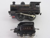 Very Early Hornby (Bing Type)Gauge 0 Clockwork LNWR "George The V"  Locomotive and Tender