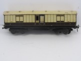 Carette Gauge 0 LNWR Full Brake Bogie Coach 1334