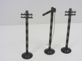 2 Hornby Gauge 0 M Telegraph Poles and M Signal