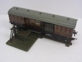 Bassett-Lowke (Carette) LMS TPO Bogie Coach with Lineside Apparatus