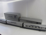 ACE Trains Gauge 0 3-Car Articulated "Silver Jubilee" Coach Set Boxed