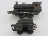 Bing Gauge 0 3-4 volt Electric 0-4-0 Locomotive and Tender