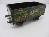 Leeds Gauge 0 Wood and Paper Litho "R F Stedman" Private Owner Open Wagon