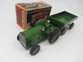 Minic Farm Tractor Boxed with Trailer