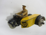 Dinky Toys 44b AA Motorcycle Patrol