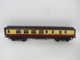 Exley Gauge 0 K5 Blood and Custard Brake End Bogie Coach