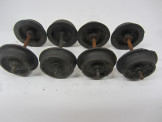 Set of Hornby Gauge 0 Bogie Coach Wheels and Axles