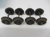 Set of Hornby Gauge 0 Bogie Coach Wheels and Axles