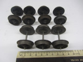 Bassett-Lowke Gauge 0 Deluxe Steel Wheels with Axles