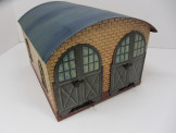 Early Bing Gauge 0 2-Road Engine Shed