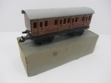 Bing Gauge 0 LMS Shortie Bogie Coach Boxed