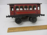 Bing Gauge One Continental Red 4-wheeled Passenger Coach