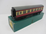 Postwar Bassett-Lowke Gauge 0 BR Third Class Bogie Coach Boxed