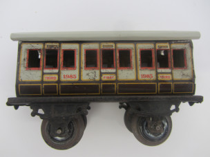 Bing Gauge 0 12cm LNWR 1st/3rd Passenger Coach 1985