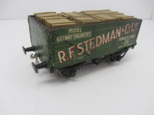 Stedman Gauge 0 Wood and Paper Litho "R F Stedman & Co Ltd" Private Owner Open Wagon