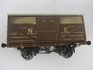 Stedman Gauge 0 Wood and Paper Litho NE Cattle Wagon