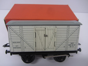 Postwar Hornby Gauge 0 No50 Refrigerator Van Boxed