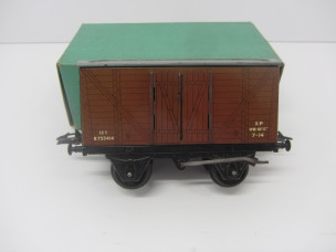 Postwar Hornby Gauge 0 No50 Goods Van Boxed