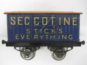 Early Hornby Gauge 0 Nut and Bolt "Seccotine" Private Owner Van