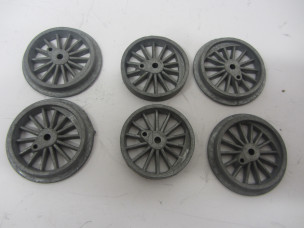 Set of 6 Leeds Gauge 0 Driving Wheels
