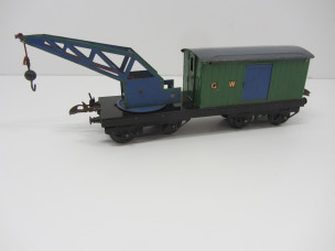 Hornby Gauge 0 GW Breakdown Van and Crane Wagon