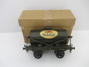 Bassett-Lowke Gauge 0 "Mobiloil" Tank Wagon Boxed