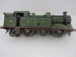 Bing Gauge Two Clockwork GNR 0-6-2 Condensing Tank Locomotive 190