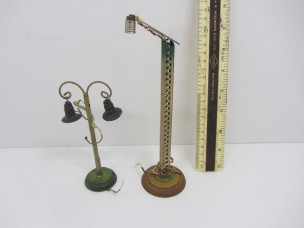 2 Kibri Gauge 0 Electric Yard Lamps