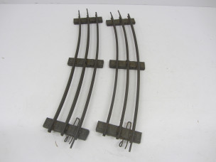 2 Marklin Gauge One Tinplate Electric Curves