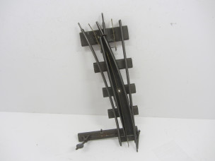 Rare Early Bassett-Lowke Gauge 0 Tinplate LH Electric Point with Brass Strip Centre Rail