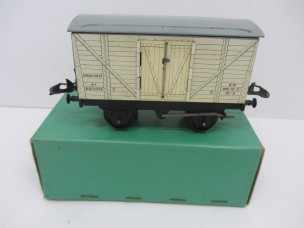 Postwar Hornby Gauge 0 No50 BR Refrigerator Van Boxed