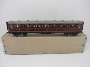Bonds Wood Construction Gauge 0 LMS All First Corridor Coach Boxed