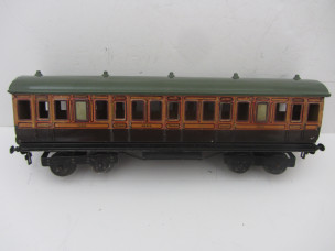 Scarce Carette Gauge 0 LSWR First/Third Bogie Coach
