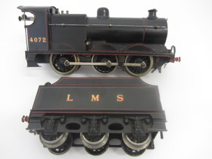 Bassett-Lowke Gauge 0 Clockwork LMS 4F Locomotive and Tender
