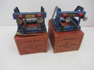 2 Prewar Hornby Gauge 0 Buffer Stops Boxed