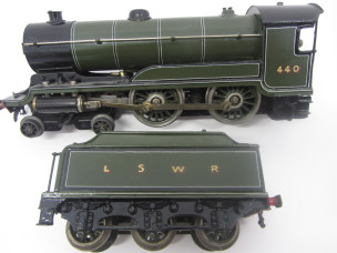 Scarce Bing Gauge 0 Live Steam 4-4-0 Locomotive and Tender