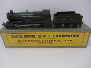 Bassett-Lowke Gauge 0 12v DC GW 4-6-0 "Titley Court" Locomotive and Tender Boxed